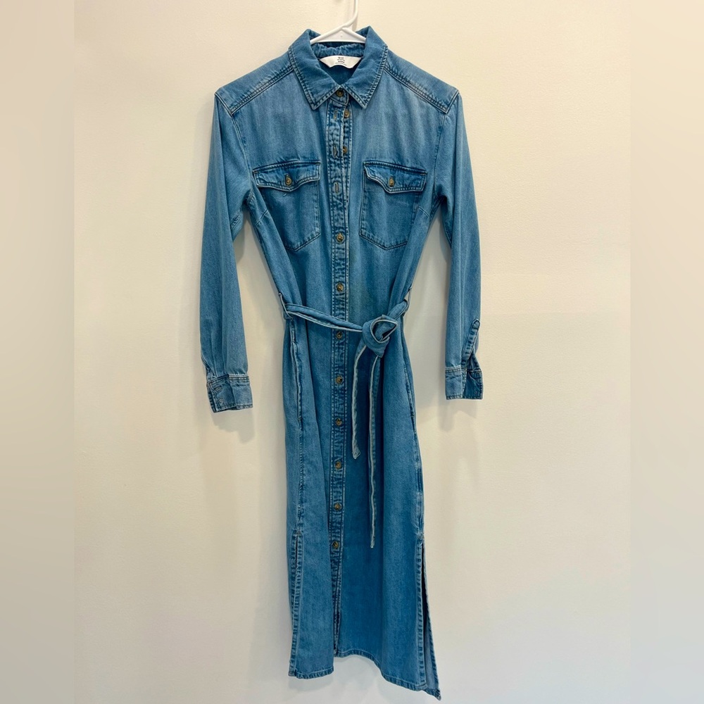H&M Denim Shirtdress